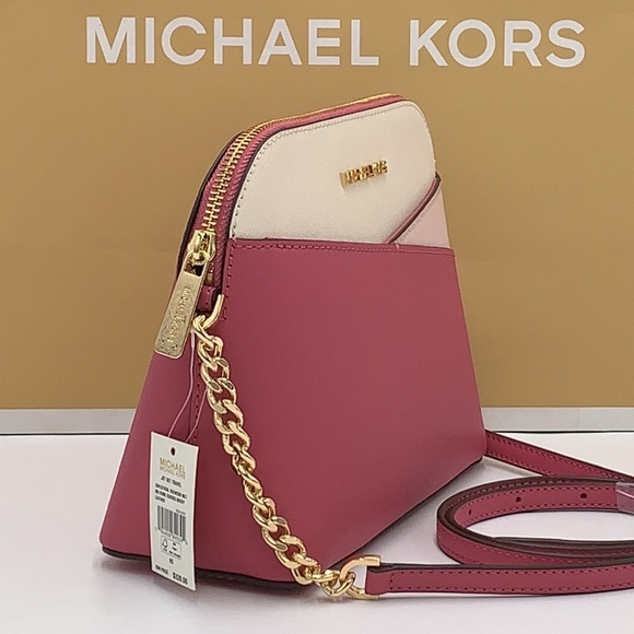 MICHAEL KORS
Jet Set Travel Medium Logo Dome Crossbody Bag ROSEWOOD MULTI COLOR - Picture 5 of 16